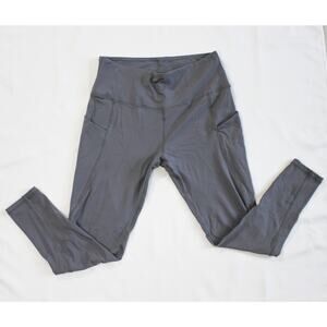 NEW Soft Grey High-Waisted Pocket Leggings – Size XXL Active Athletic Wear